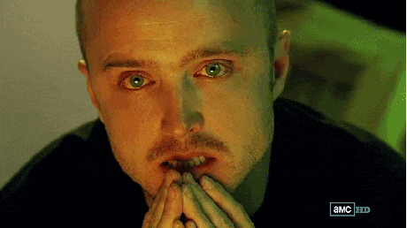 Faccia disperata Breaking Bad